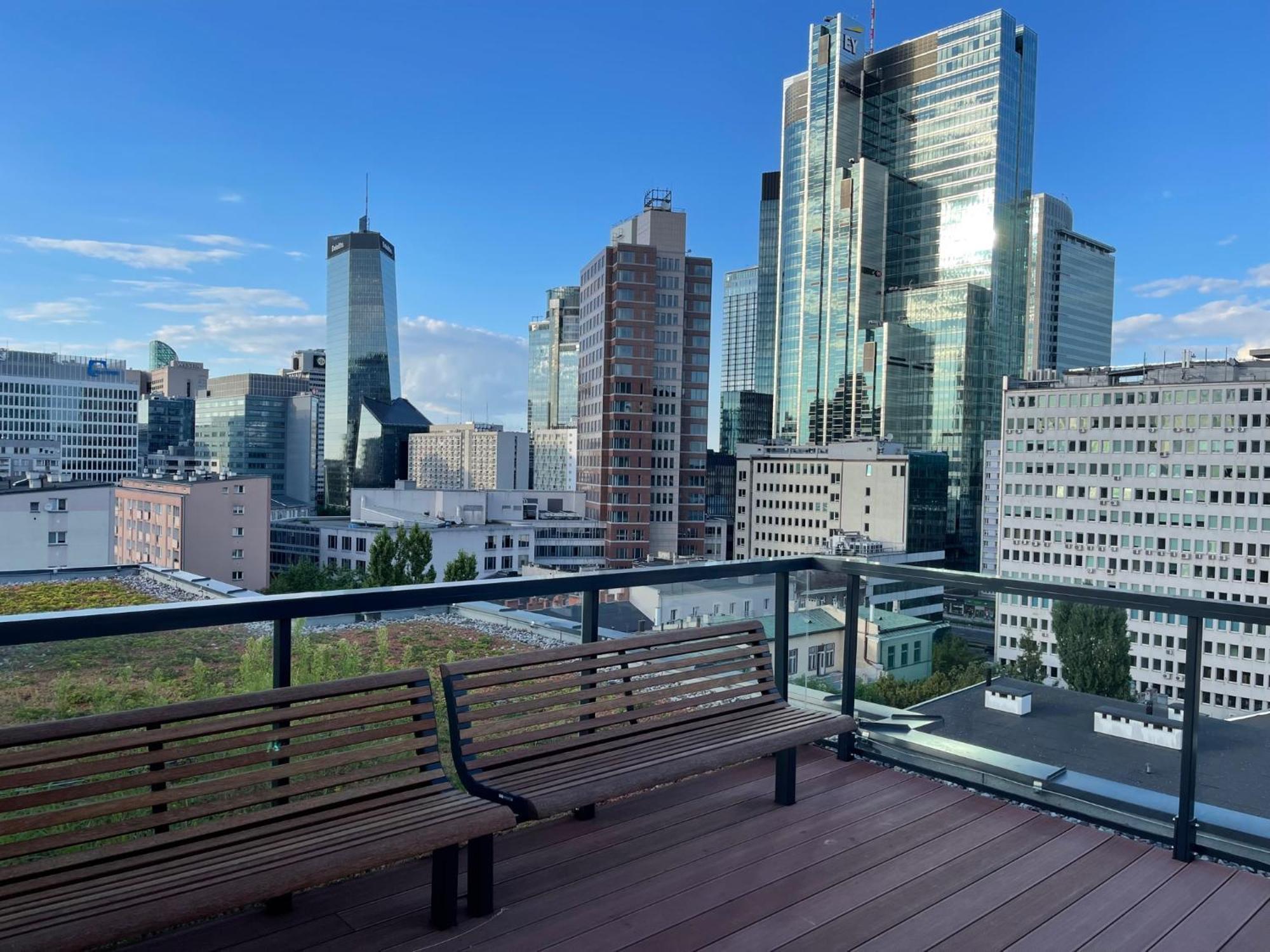 Sienna 65 - Taras Na Dachu Z Panorama 360 Na Warszawe -Roof Terrace With A Beautiful View - Prywatny Balkon - Private Balcony - Better Rental ワルシャワ エクステリア 写真